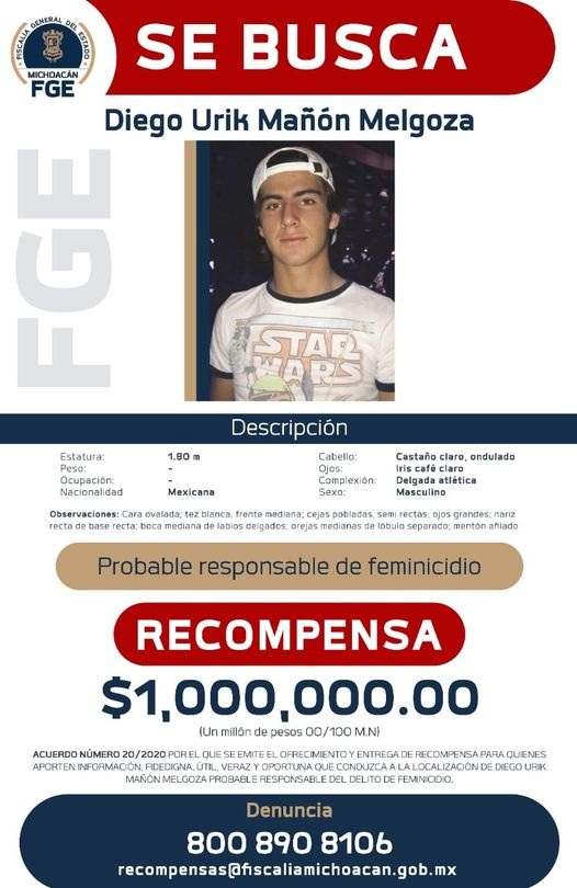 Detenido Diego Urik, presunto asesino de Jessica González