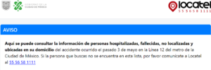 Accidente del Metro